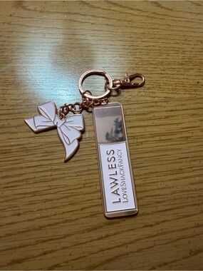 LoveShackFancy x Lawless Tag Keychain with Rose Gold Hardware